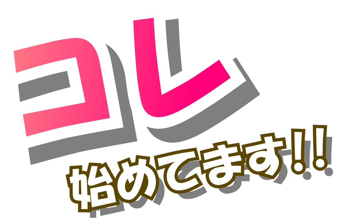 コレ始めてます!!